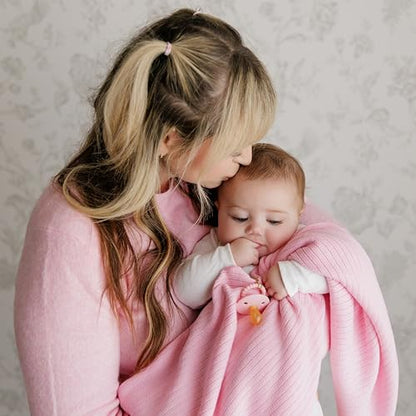 100% Organic Cotton Baby Blanket for Girls