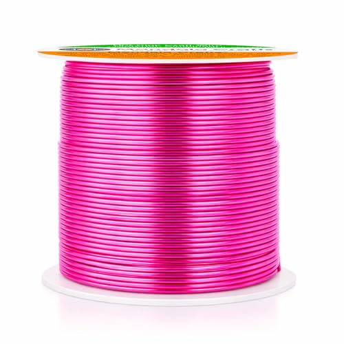 22 Gauge Hot Pink Anodized Aluminum Craft Wire (100 Foot)