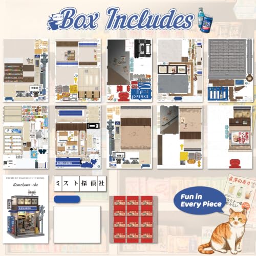 Book Nook Kit DIY Miniature House Japanese Convenience Store