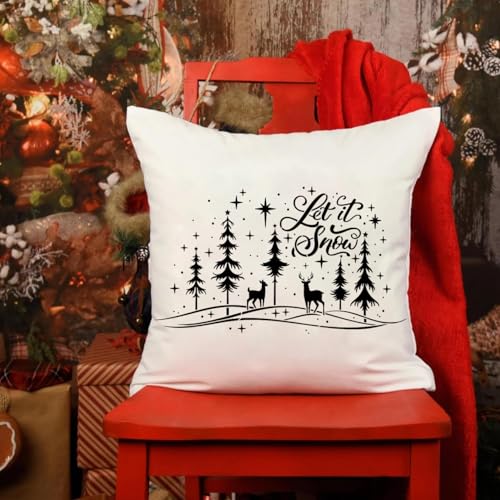 Christmas Window Stencils for Glass Christmas Village Stencil (9 Count)
