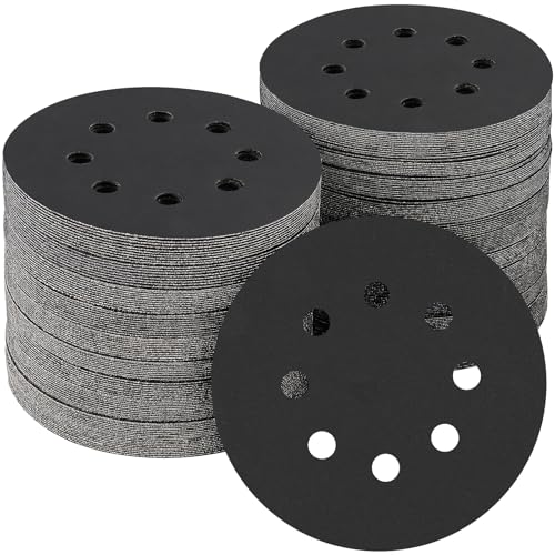 100PCS 5 Inch Sanding Discs 800 Grit Random Orbit Sander Sandpaper (100 Count)