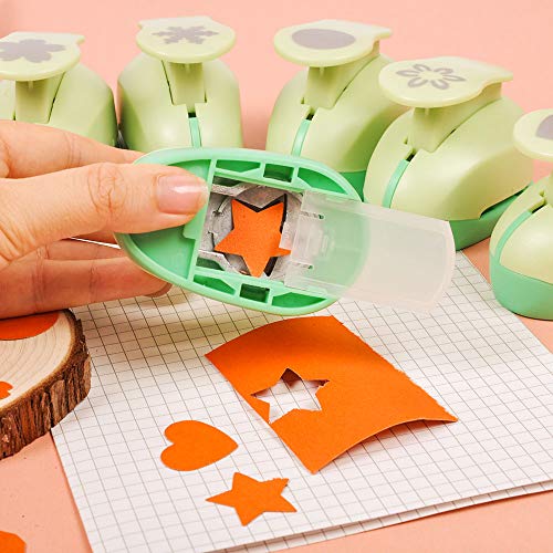 Paper Punches for Crafting Hole Punch fr Kids 1 Inch Craft Hole Punch Shape (6 Count)
