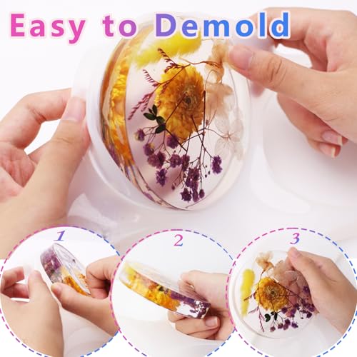 Resin Coaster Molds (6 Count)