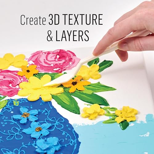 Super Thick Acrylic Paint with a Textured Finish