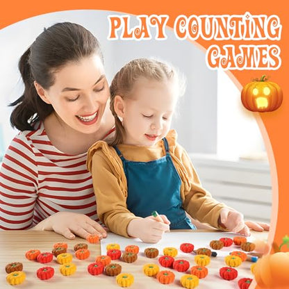 44Pcs 3D Pumpkin Erasers Bulk (44 Count)