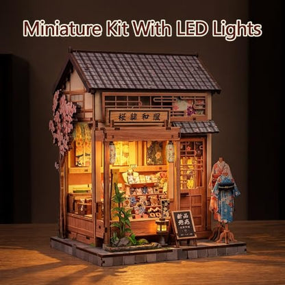 Japanese Book Nook Kit Miniature Store