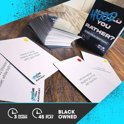 Hood You Rather? Black Culture Party Game for Adults