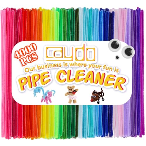 4000 Pieces Pipe Cleaners Bulk