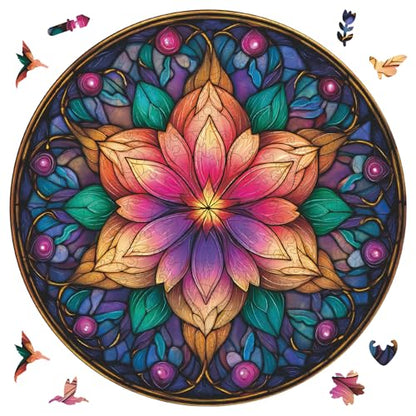 Mandala Wooden Puzzle (200 Count)