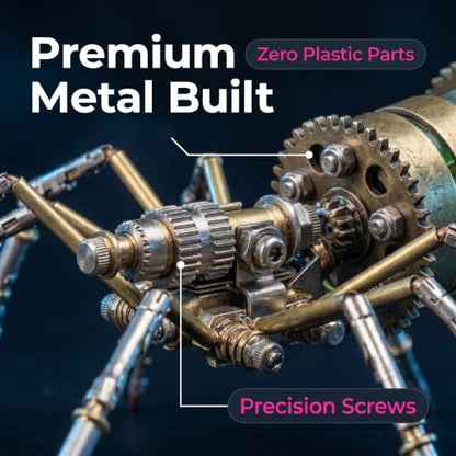 Steampunk Mechanical Spider 3D Metal Puzzle