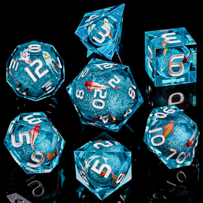 Liquid Core DND Dice Set