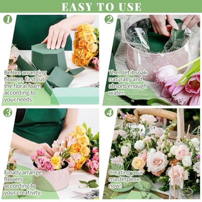 8 Pcs Floral Foam Blocks for Fresh & Artificial Flower Arrangement