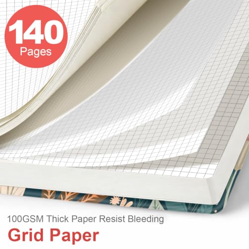 Graph Spiral Journal Notebook