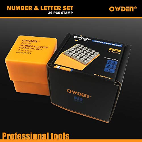 Professional 36Pcs Steel Metal Stamps Set