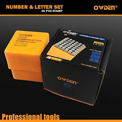 Professional 36Pcs Steel Metal Stamps Set