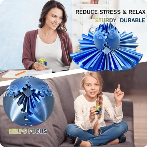 Gear Ball 3D Printed Spin Ball Cube Fidget Toys