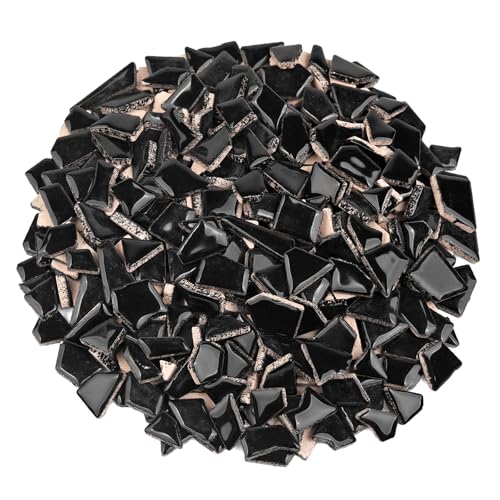 Black Ceramic Mosaic Tiles