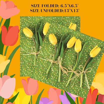 20 ct 13x13 Flowers Paper Luncheon Decoupage Napkins (20 Count)