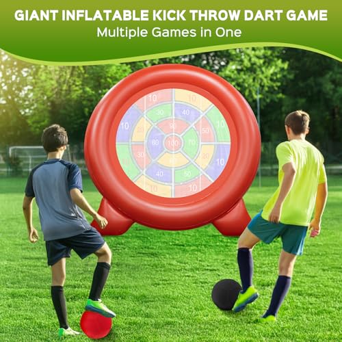 Giant Inflatable Dart Board Outdoor Soccer Golf Yard Games
