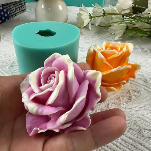 3D Blooming Rose Silicone Mold
