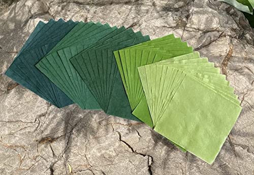 Natural Fiber Mulberry Paper Sheets 6 x 6 Inches (50 Count)