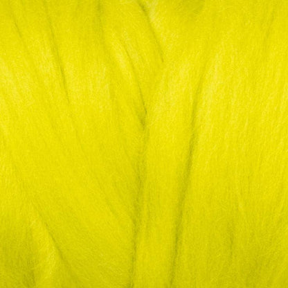 Kondoos Colored Natural Wool roving, 1 lb. Best Wool for Needle Felting, Wet Felting, handcrafts and Spinning. (Green Lime, 1 lb)
