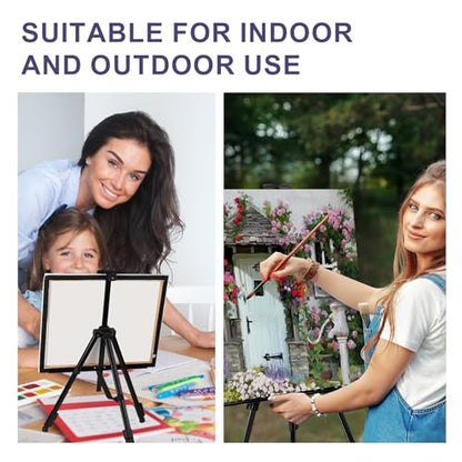10 Pack Painting Display Easel Stand Portable Adjustable Metal Tripod (10 Count)