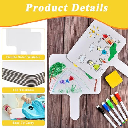 10 Pcs Dry Erase Answer Paddle (10 Count)