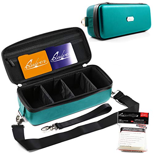 Teal Bolt Card Carrying Case fits PM Cards and other TCG Games