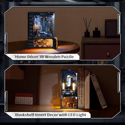3D Wood Puzzle Book Nook Kit