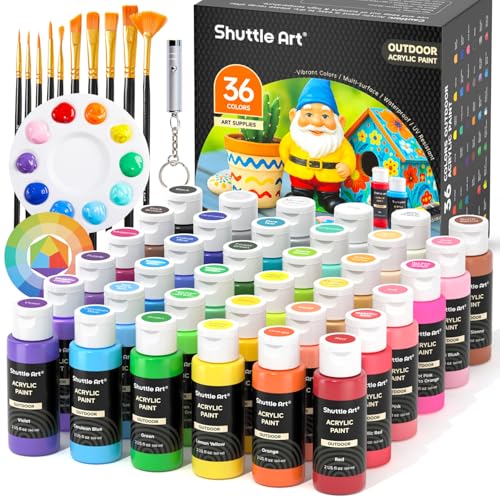 Outdoor Acrylic Paint Set (72 Fl Oz)