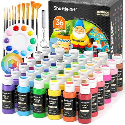 Outdoor Acrylic Paint Set (72 Fl Oz)