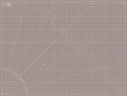Cutting Mat A0 Black & Taupe