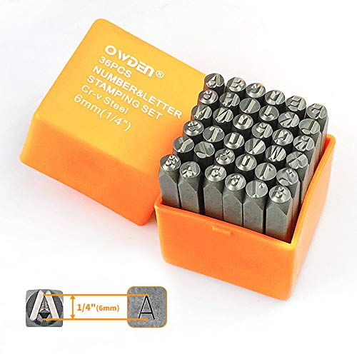 Professional 36Pcs Steel Metal Stamps Set