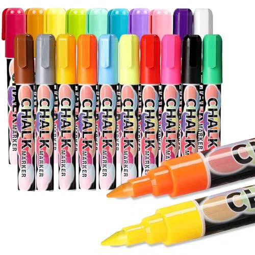 Extra Fine Tip Liquid Chalk Markers for Chalkboard