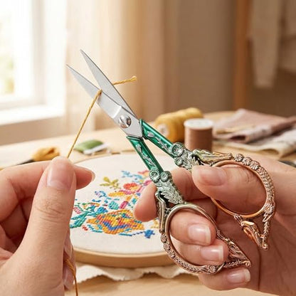 Small Embroidery Scissors with Cover