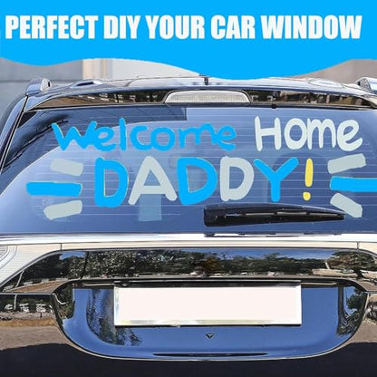 Window Chalk Markers for Cars Glass Washable