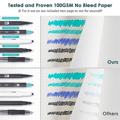 5 Pack Bullet Dotted Notebook Bulk (5 Count)