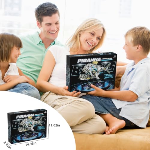 Mechanical Piranha Building Sets (1085 Count)
