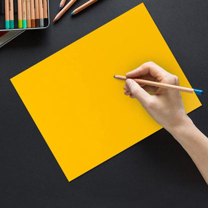 Yellow Colored Cardstock Thick Paper 50 Sheets