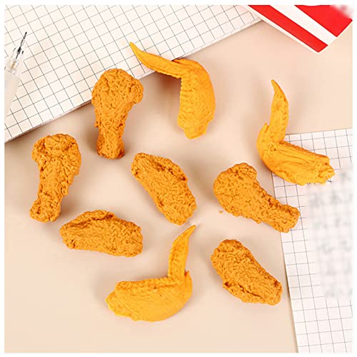 Food Erasers 27 Pack Fried Chicken Desk Pet Erasers for Kids Cute Fun School Supplies Prize Gifts Party Favors (27 个)