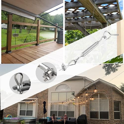 165FT Steel Cable Kit