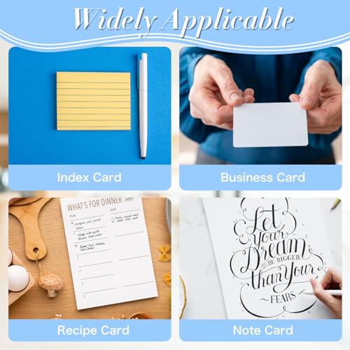 2 Pack 3x5 Index Card Holder Clear Acrylic Card Stand