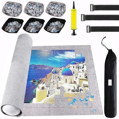 Puzzle Mat Roll Up for 3000 2000 1500 Pieces Jigsaw Puzzles (1500 Count)