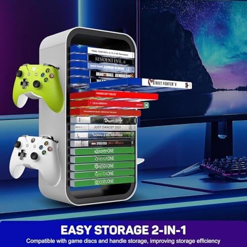 Game Storage Tower【15.8INCH】 Compatible with PS5