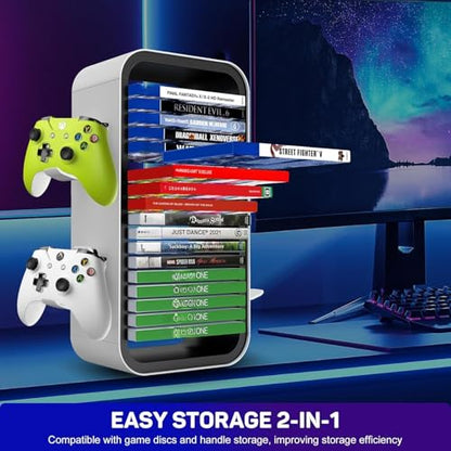 Game Storage Tower【15.8INCH】 Compatible with PS5