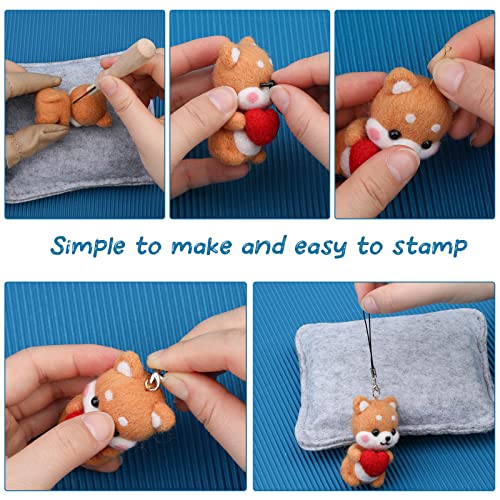 Needle Felting Kit 18 Colors Wool Felting Kit Wool Roving Set