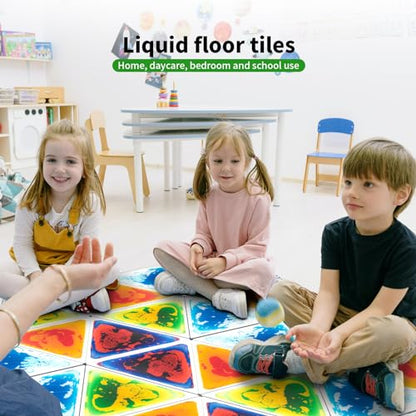 4 Sheet Liquid Triangle Sensory Tiles (4 Count)