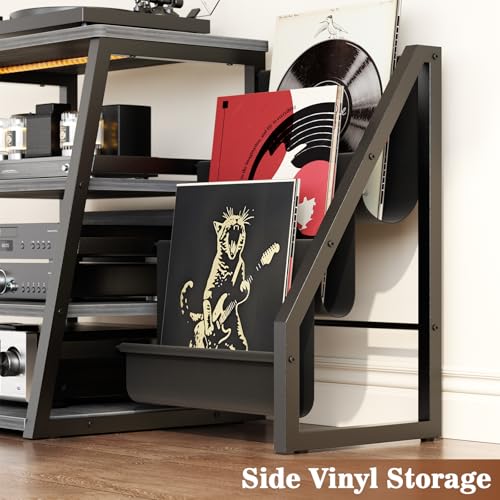 AV Media Stand with Outlets