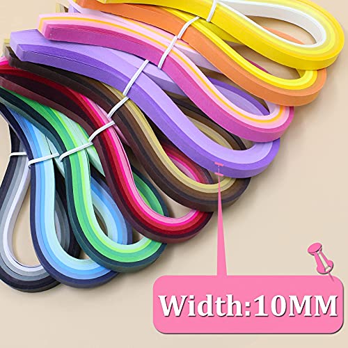 Multi Color Quilling Paper Strips Kits (900 Count)